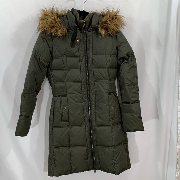 Larry Levine Jackets & Blazers - Larry Levine down filled khaki parka with hood